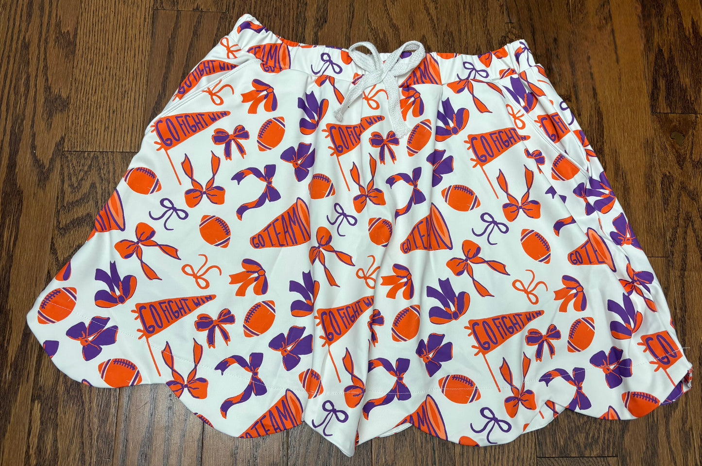 Orange and Purple Women’s Athletic Skort