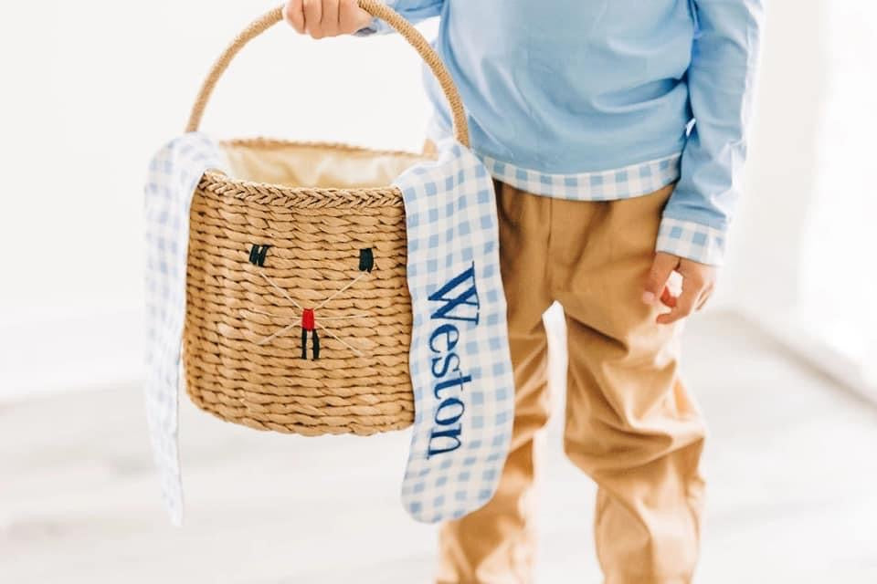 Bunny Basket, Monogram is Optional