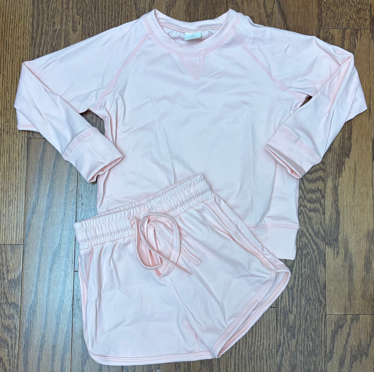 Athletic Short Set, Light Pink