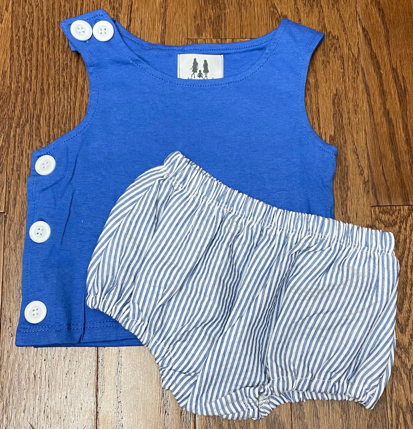 Basic Blue Boy Diaper Set