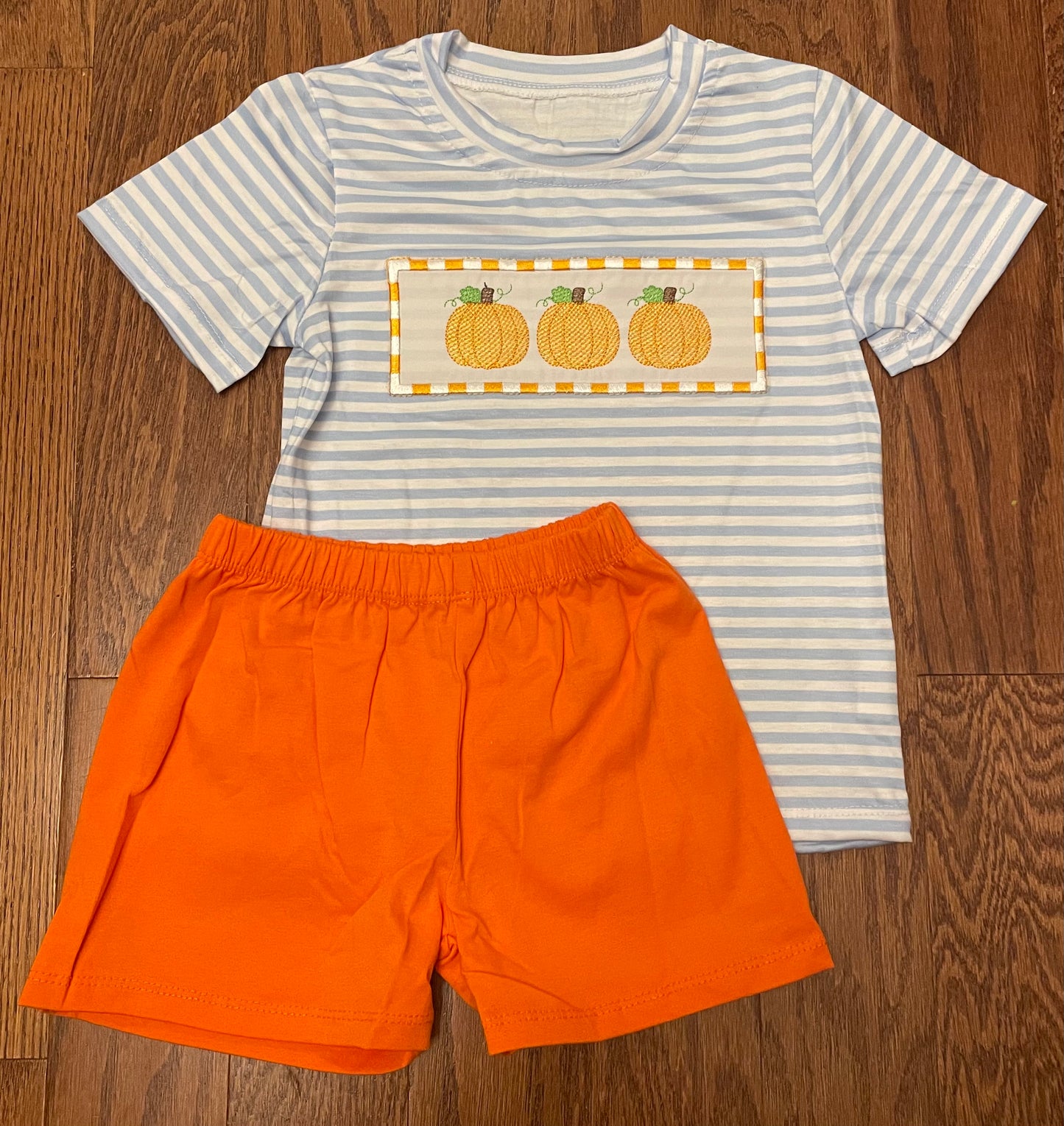 Triple Pumpkin Boys Short set