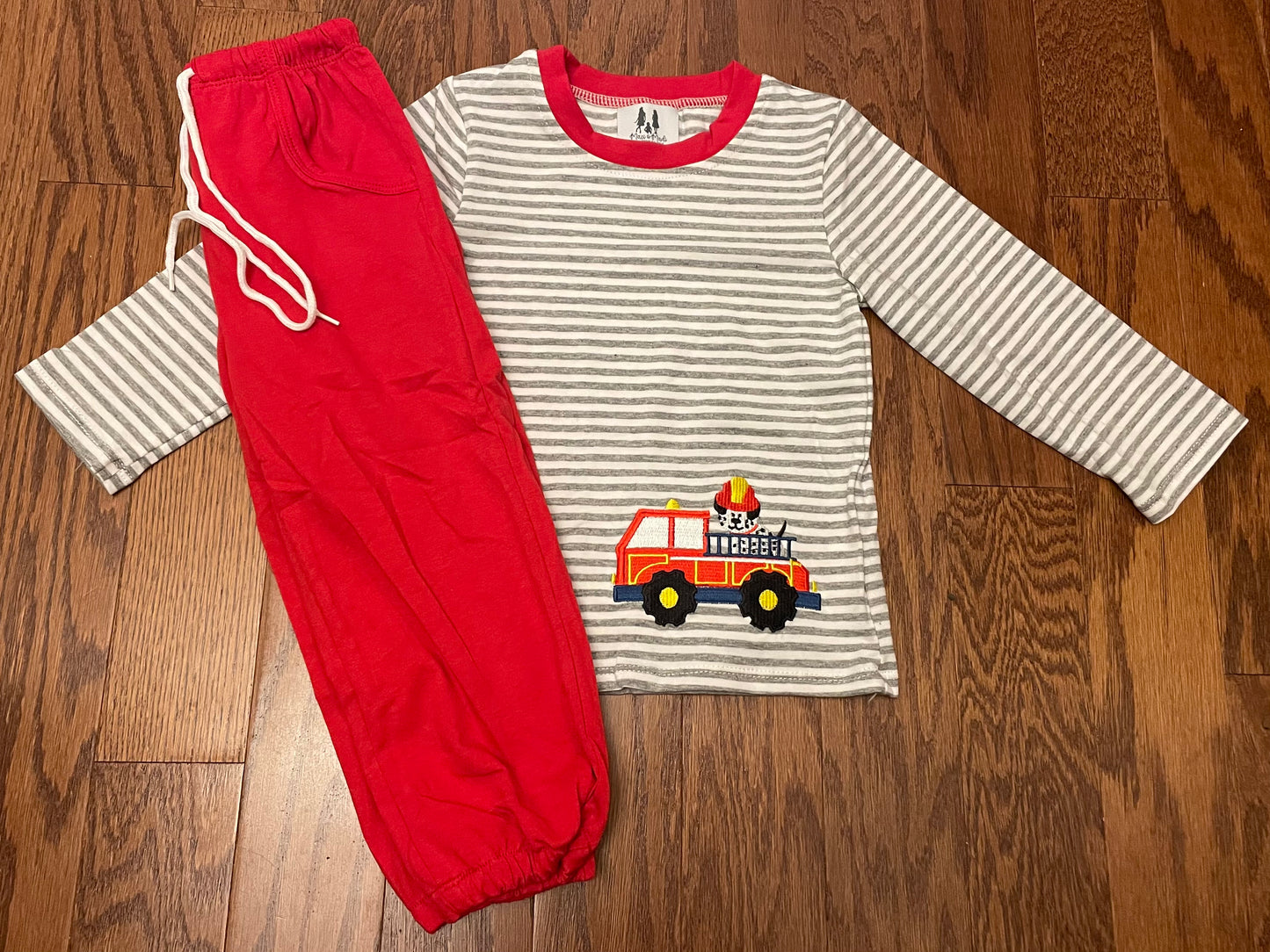 Fire Truck boy pant set