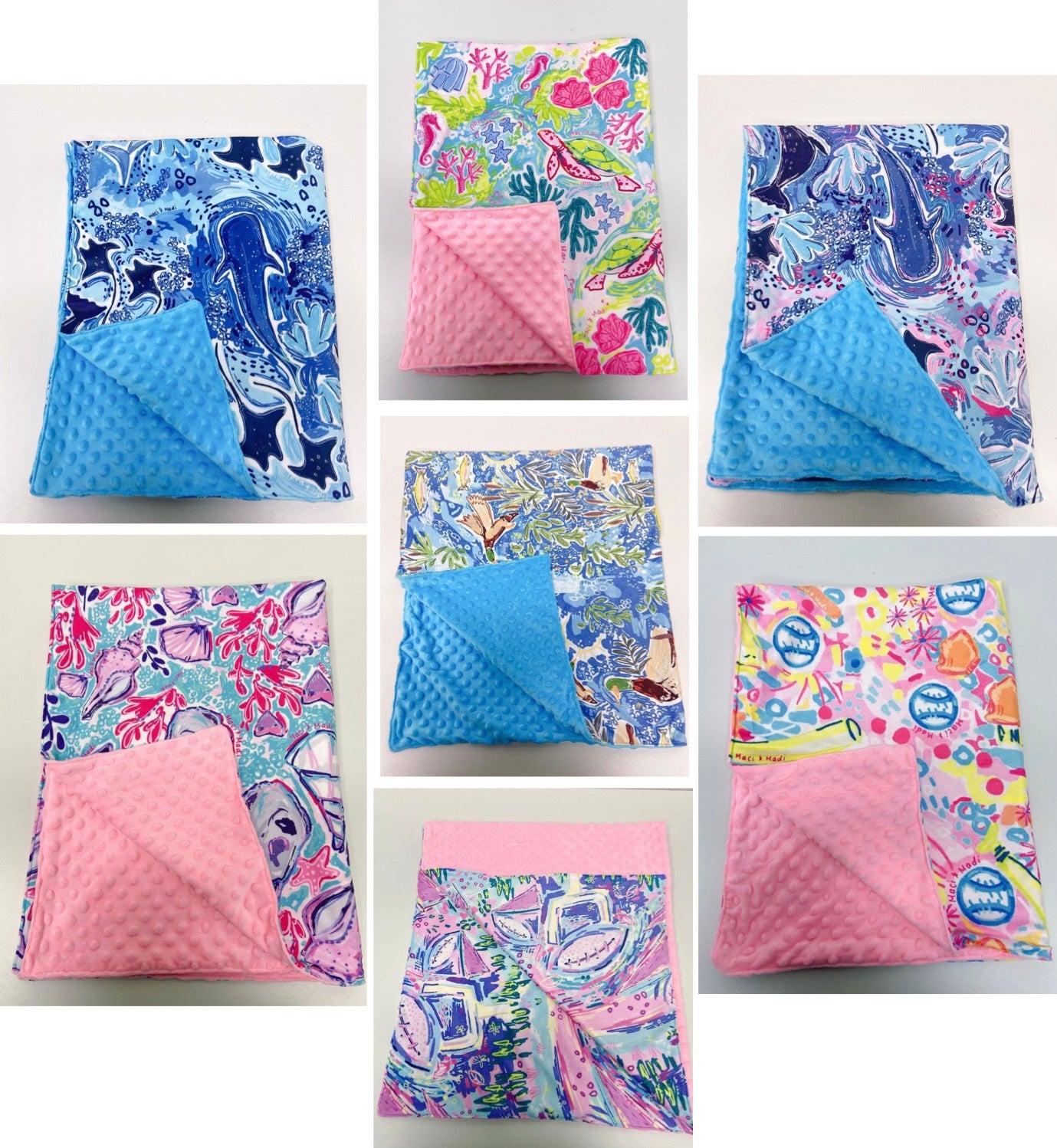 Minky Blanket, Small size ~30x40”