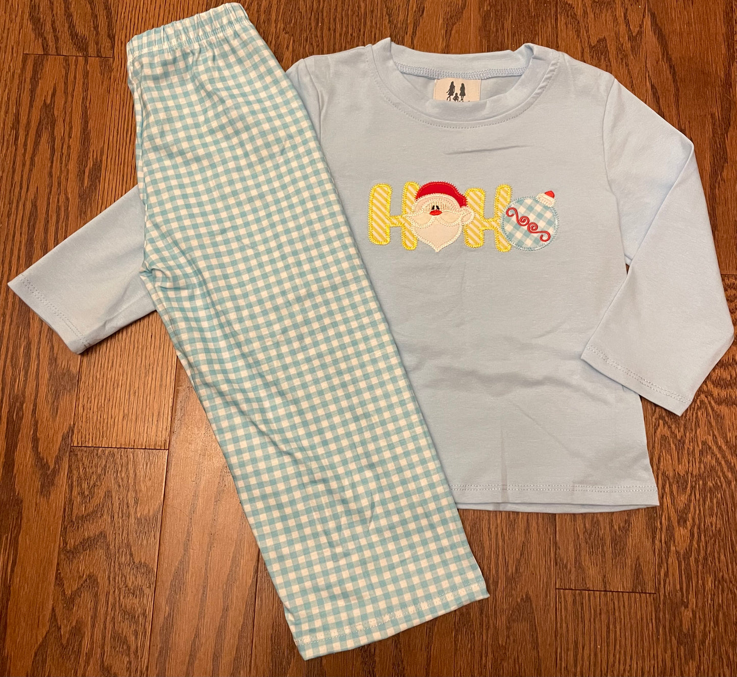 Santa HoHo Ornament Boy pant set
