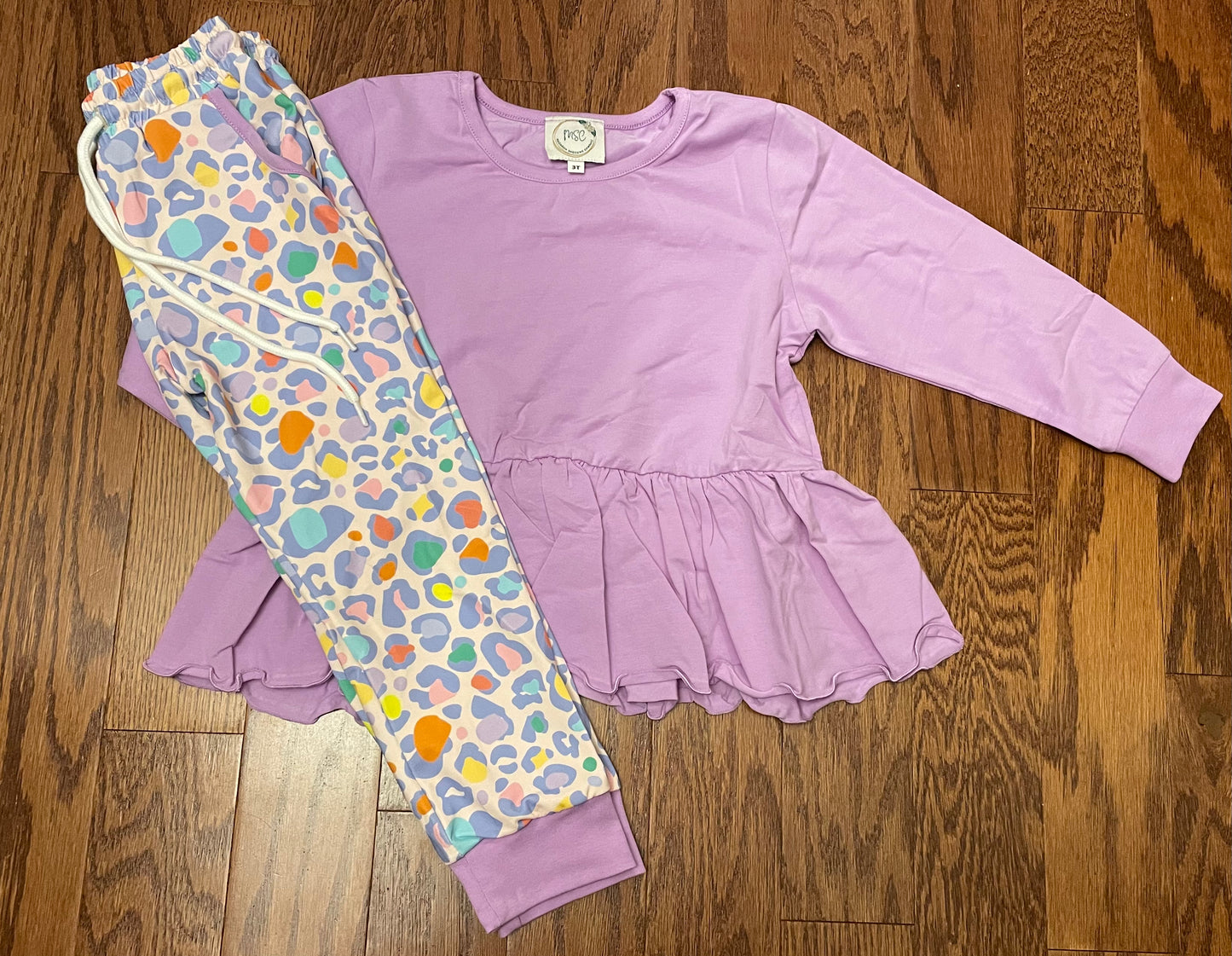 Colorful Girls Jogger Set