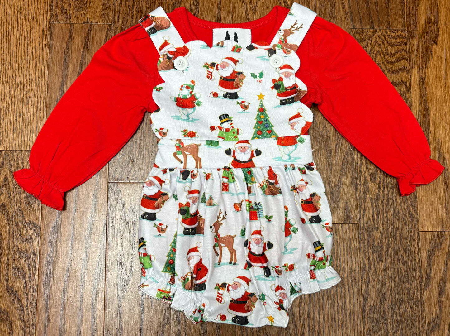 Holiday two piece girl bubble