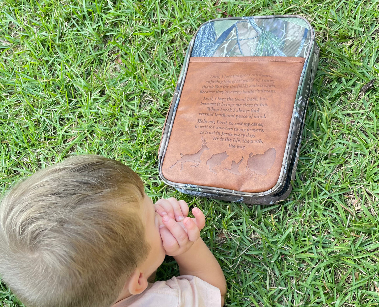 Camo Bible cover