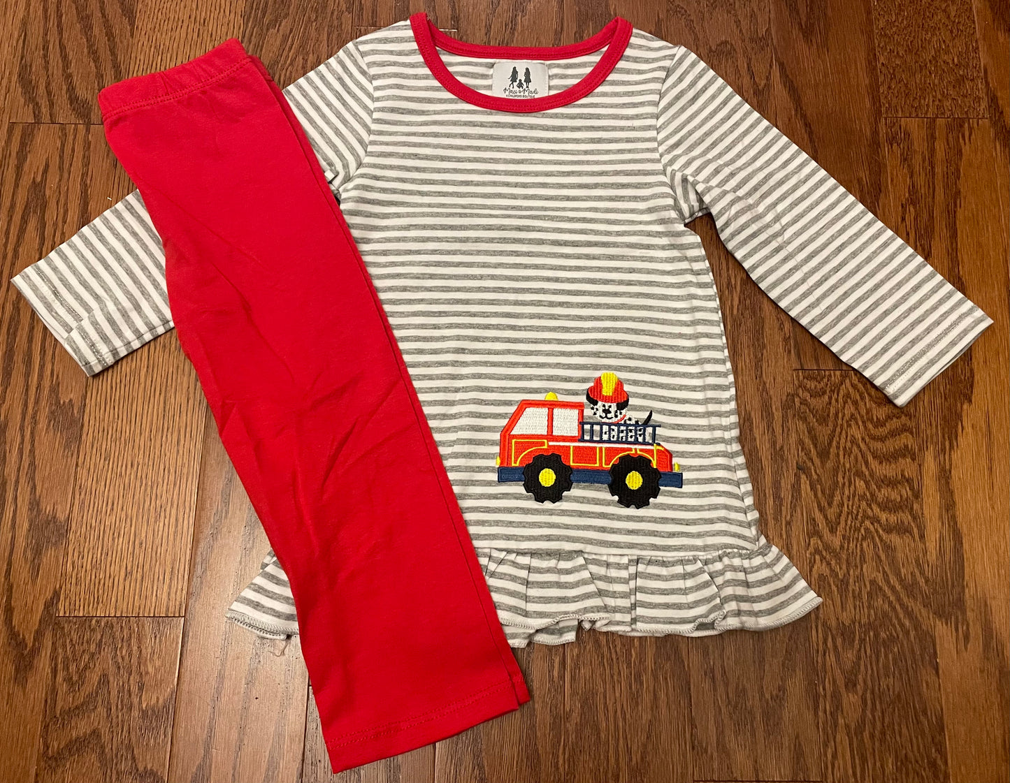 Fire Truck girl pant set