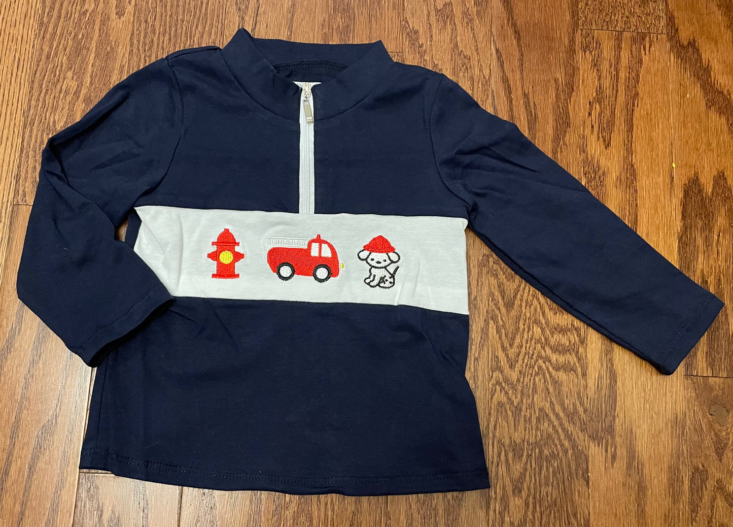 Masons Fire Truck boy pullover (thin)
