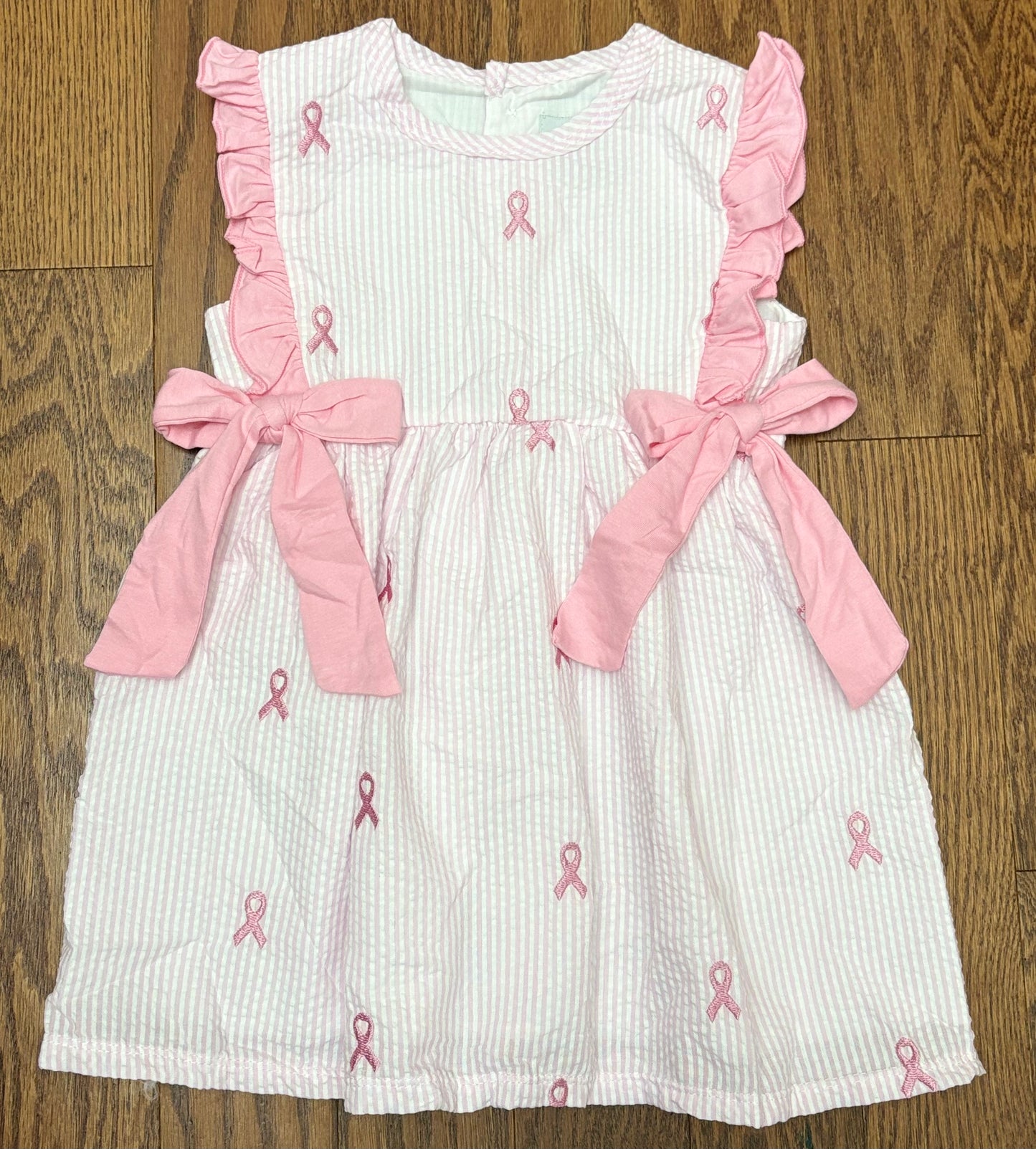 Embroidered Breast Cancer Dress
