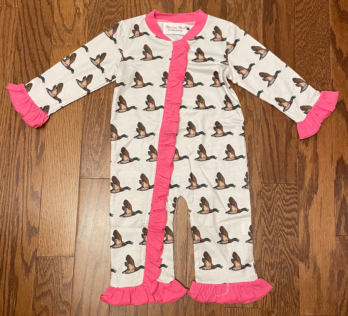 Sleepy Mallards girls lounge zip