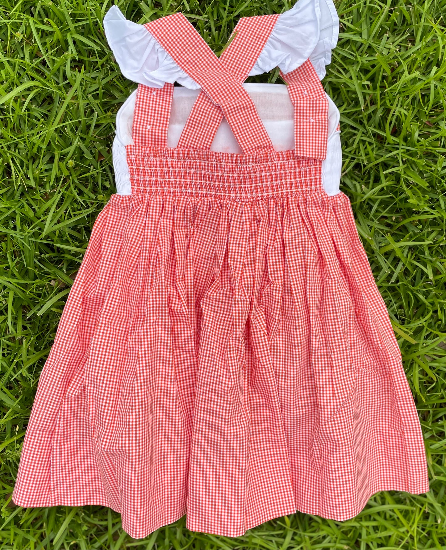Smocked Clemson Dress