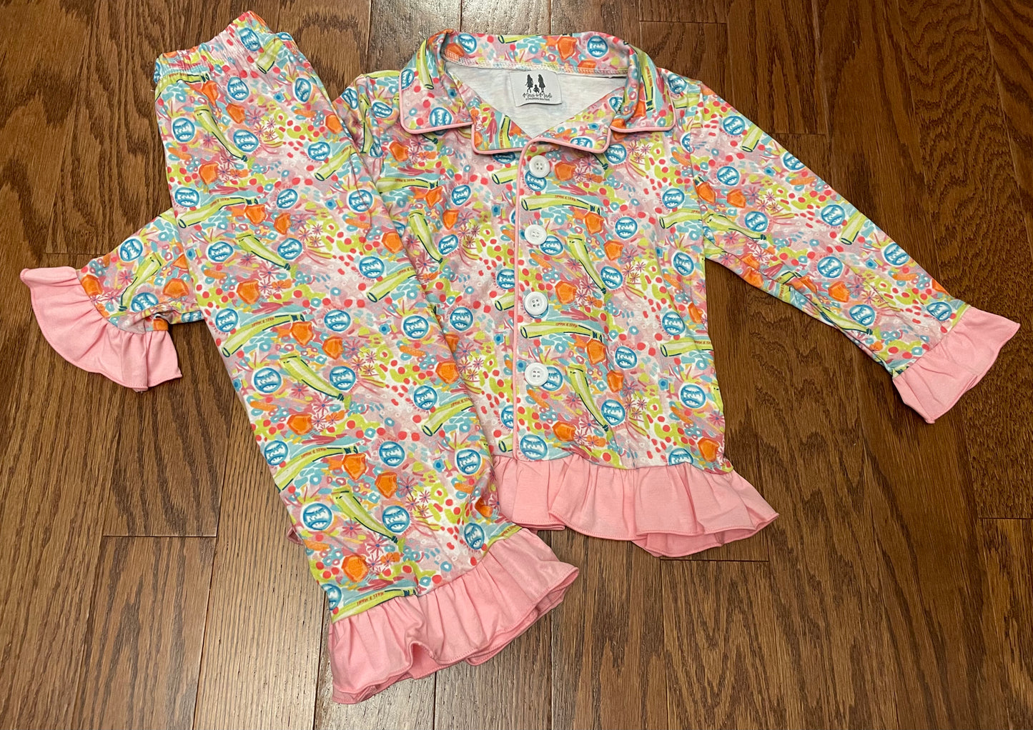 Baseball girl lounge set