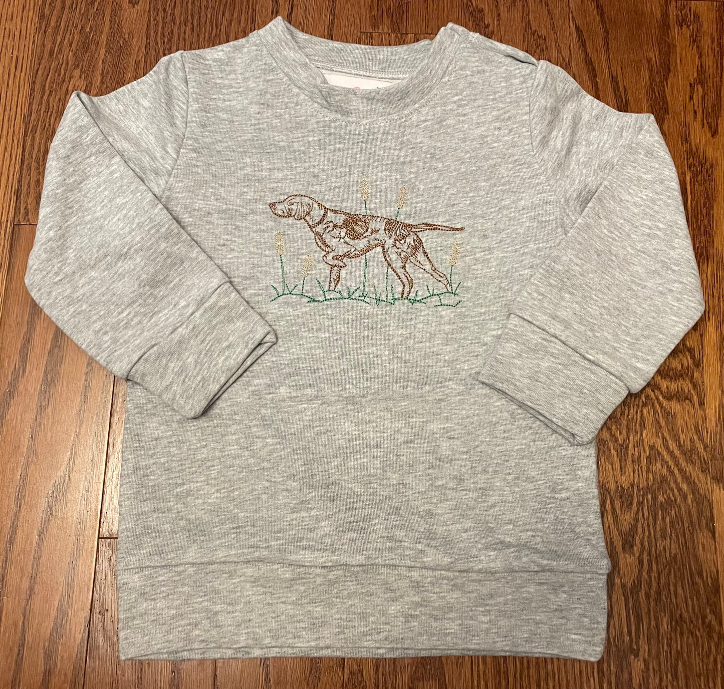 Hunting dog boy sweater