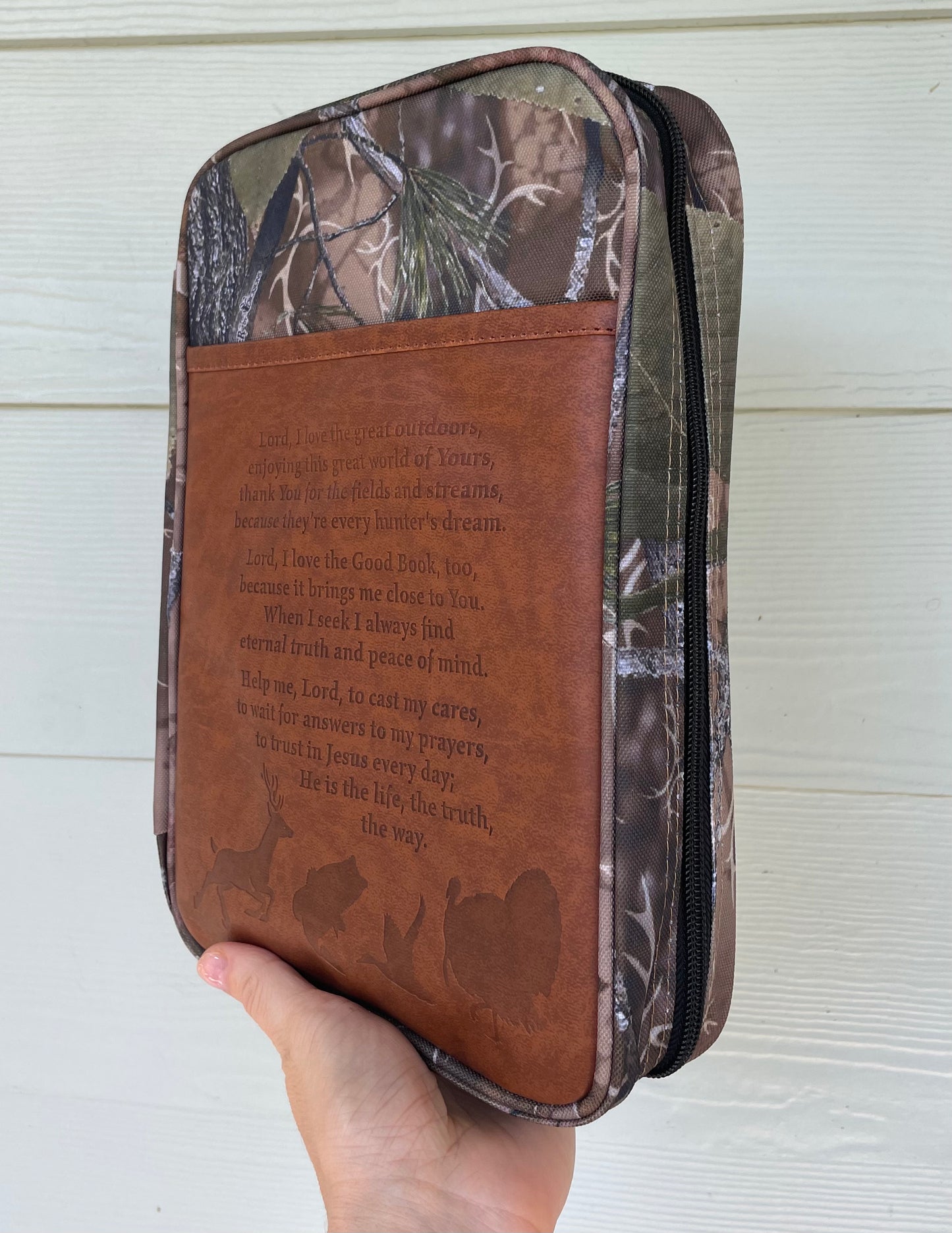 Camo Bible cover