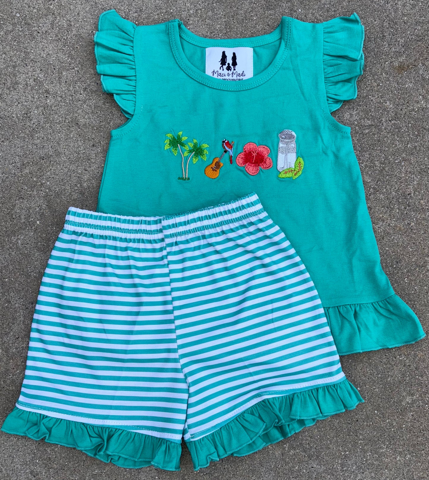Shaker of Salt Girl Short set