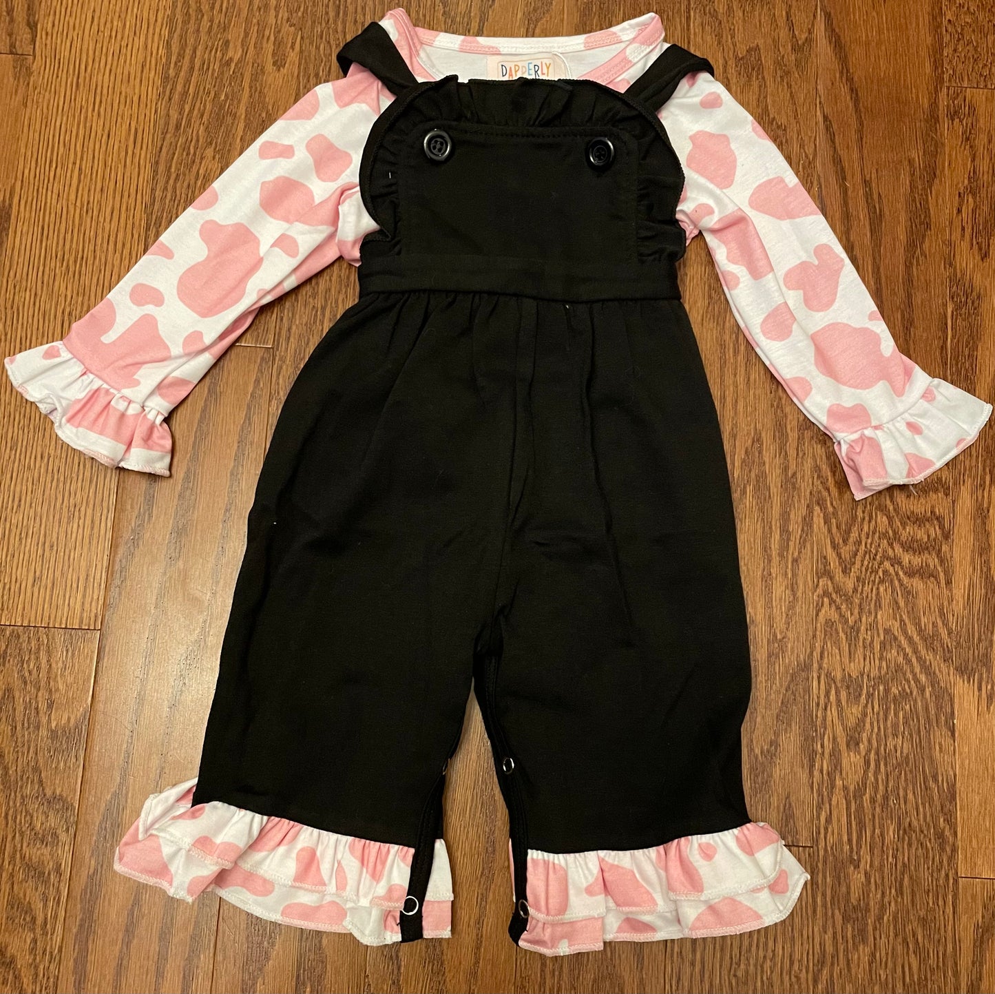 Delaneys Cow’s girl two piece romper