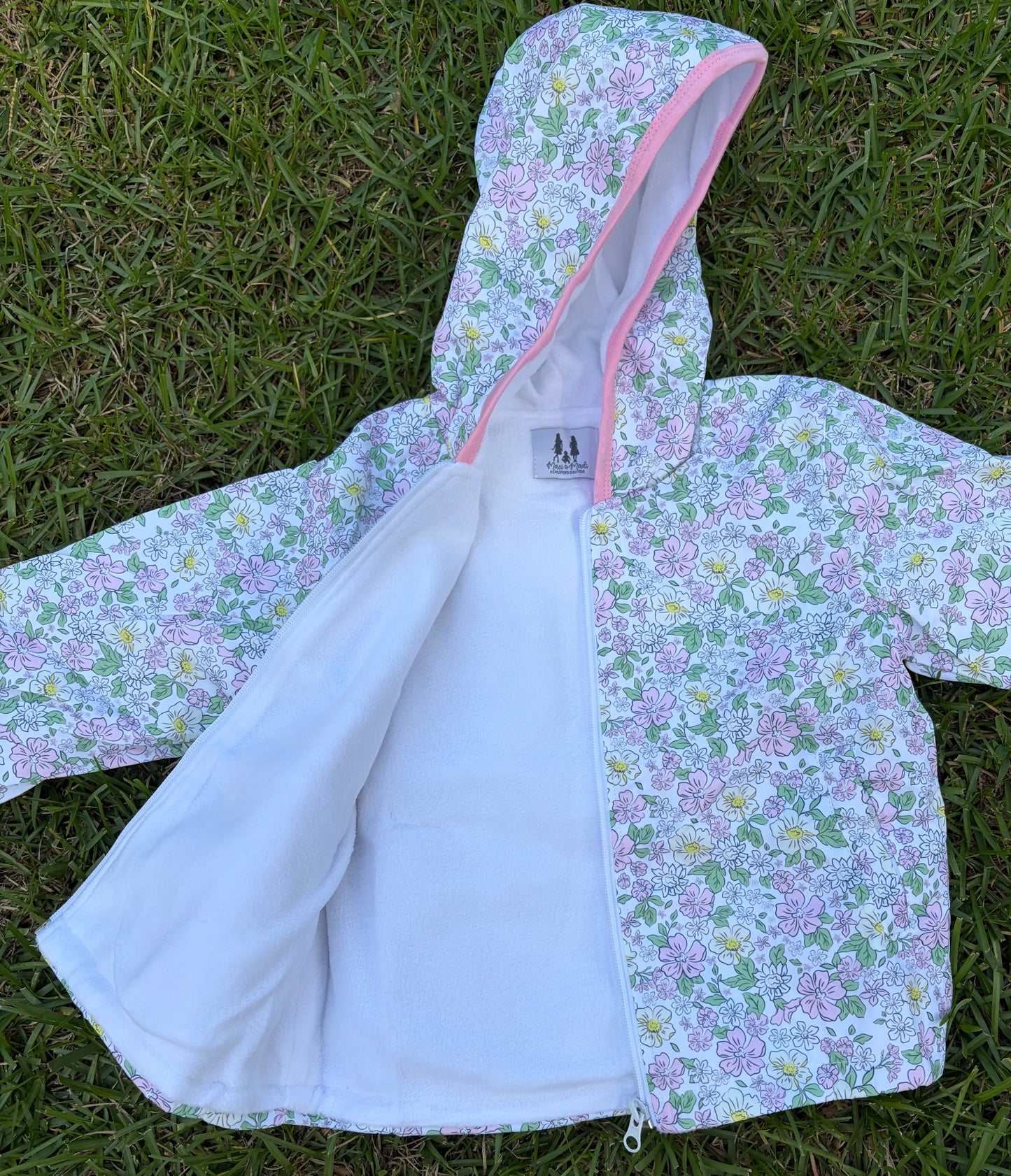 Rain Jacket, Pink Floral