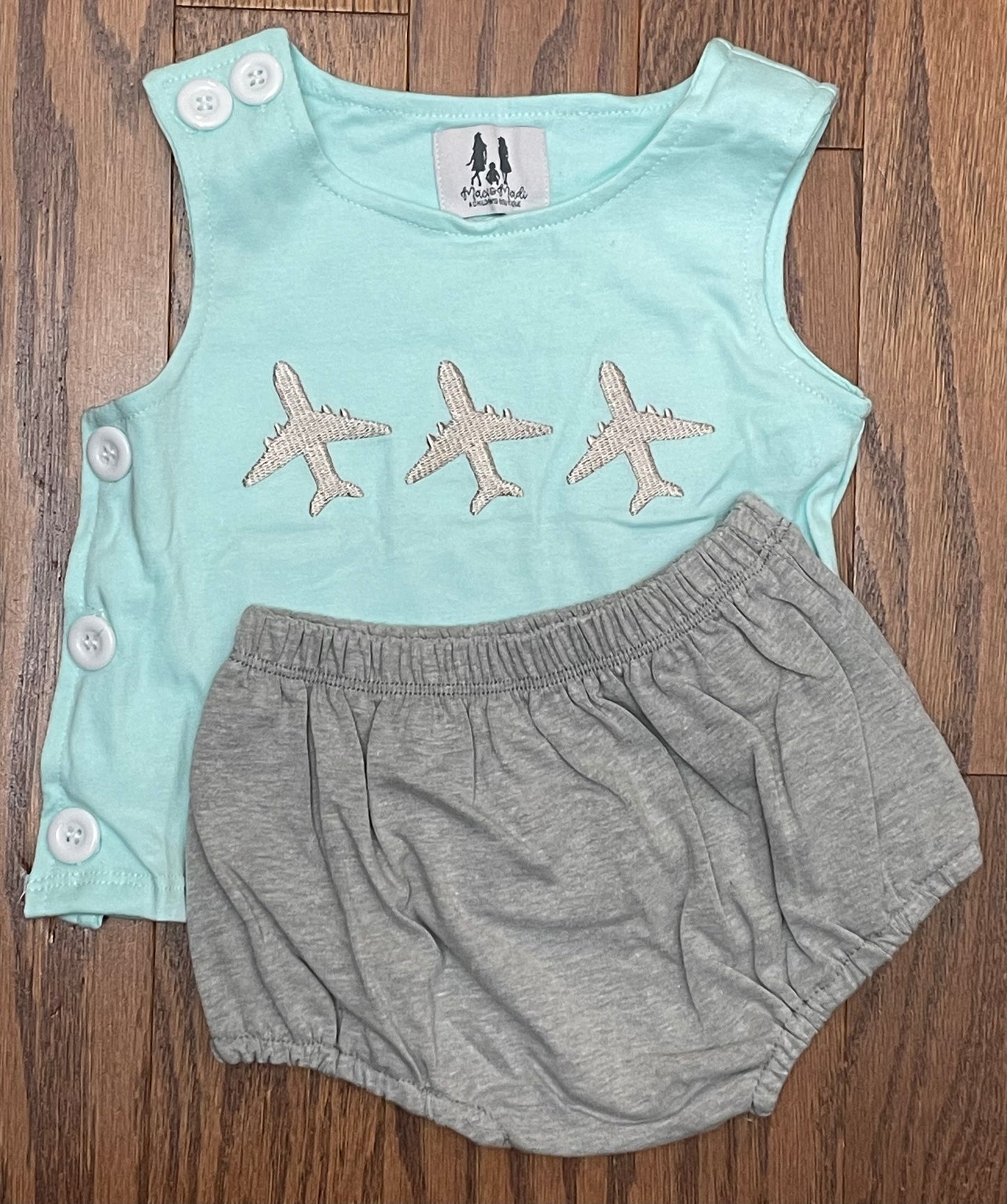 Air Plane boys diaper set