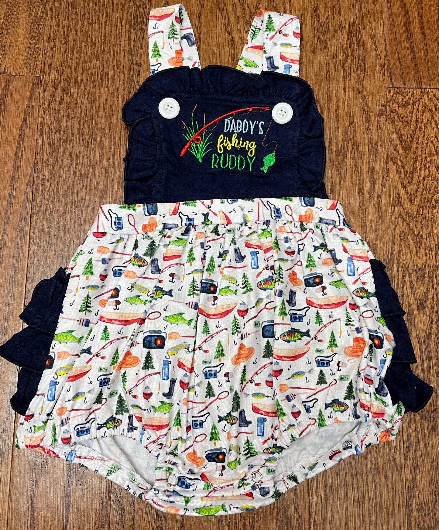 Daddy’s Fishing Buddy Girls Bubble