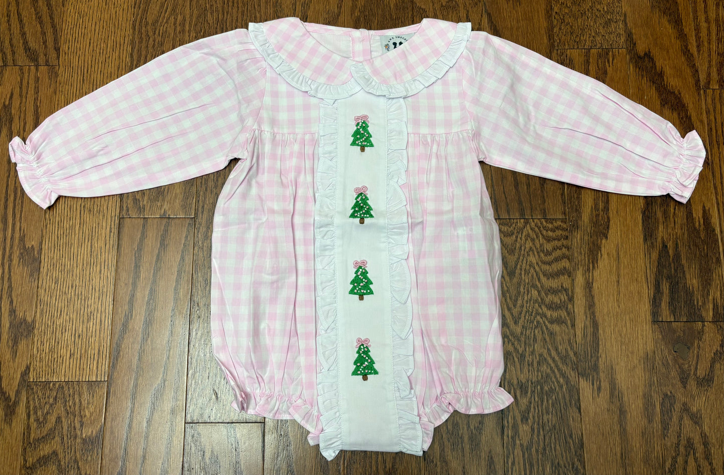 Embroidered Girly Christmas Tree Bubble