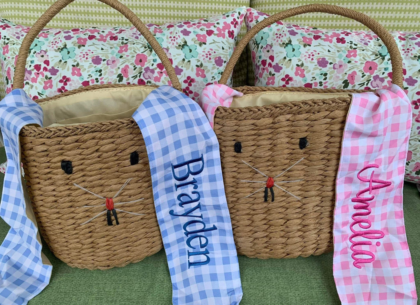 Bunny Basket, Monogram is Optional