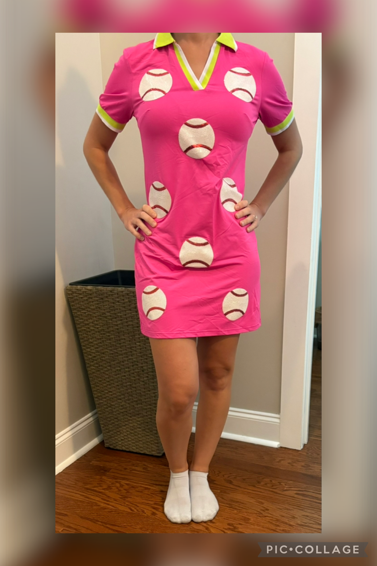 Women’s Baseball Sequins Dress