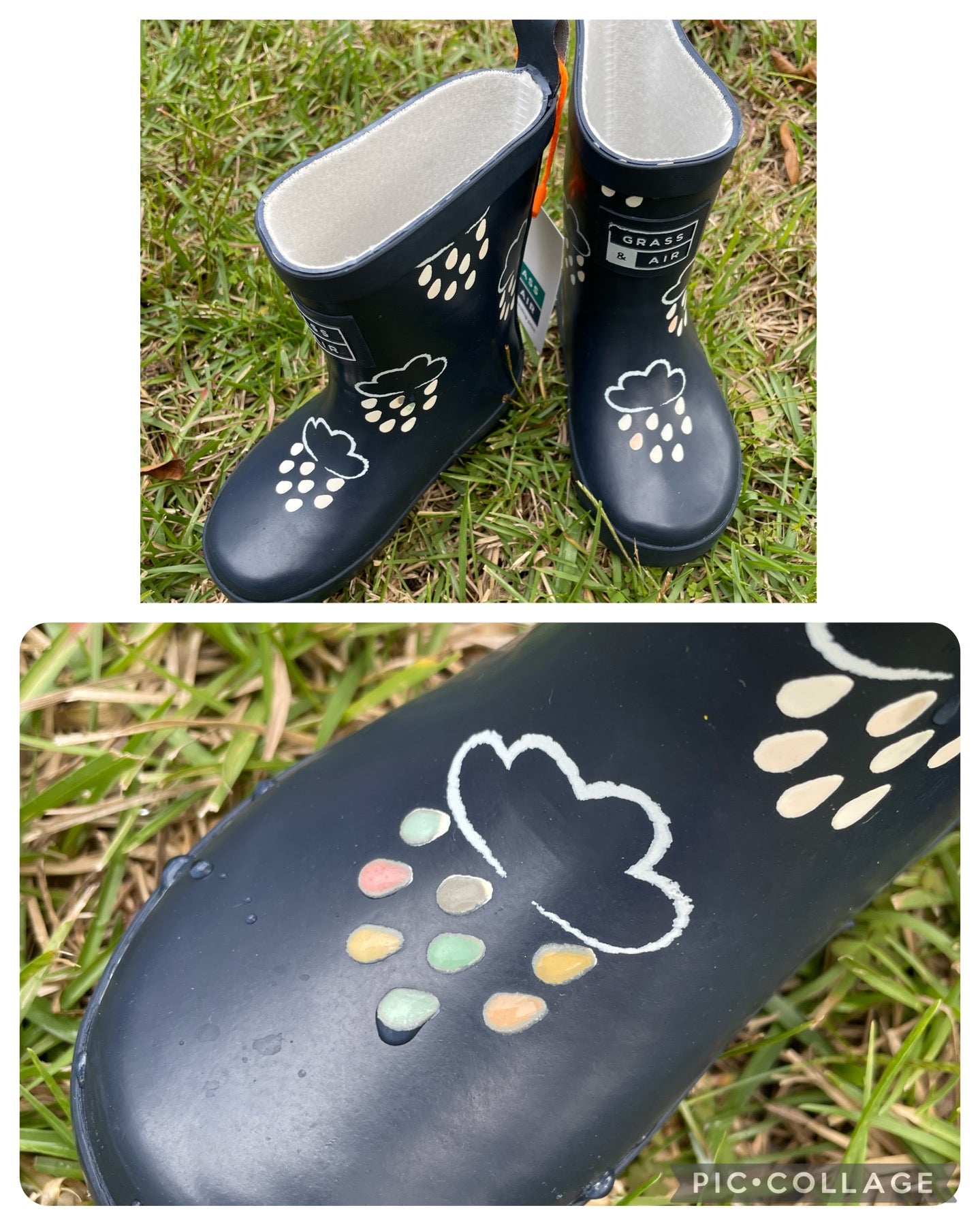 Navy Color Changing Boots