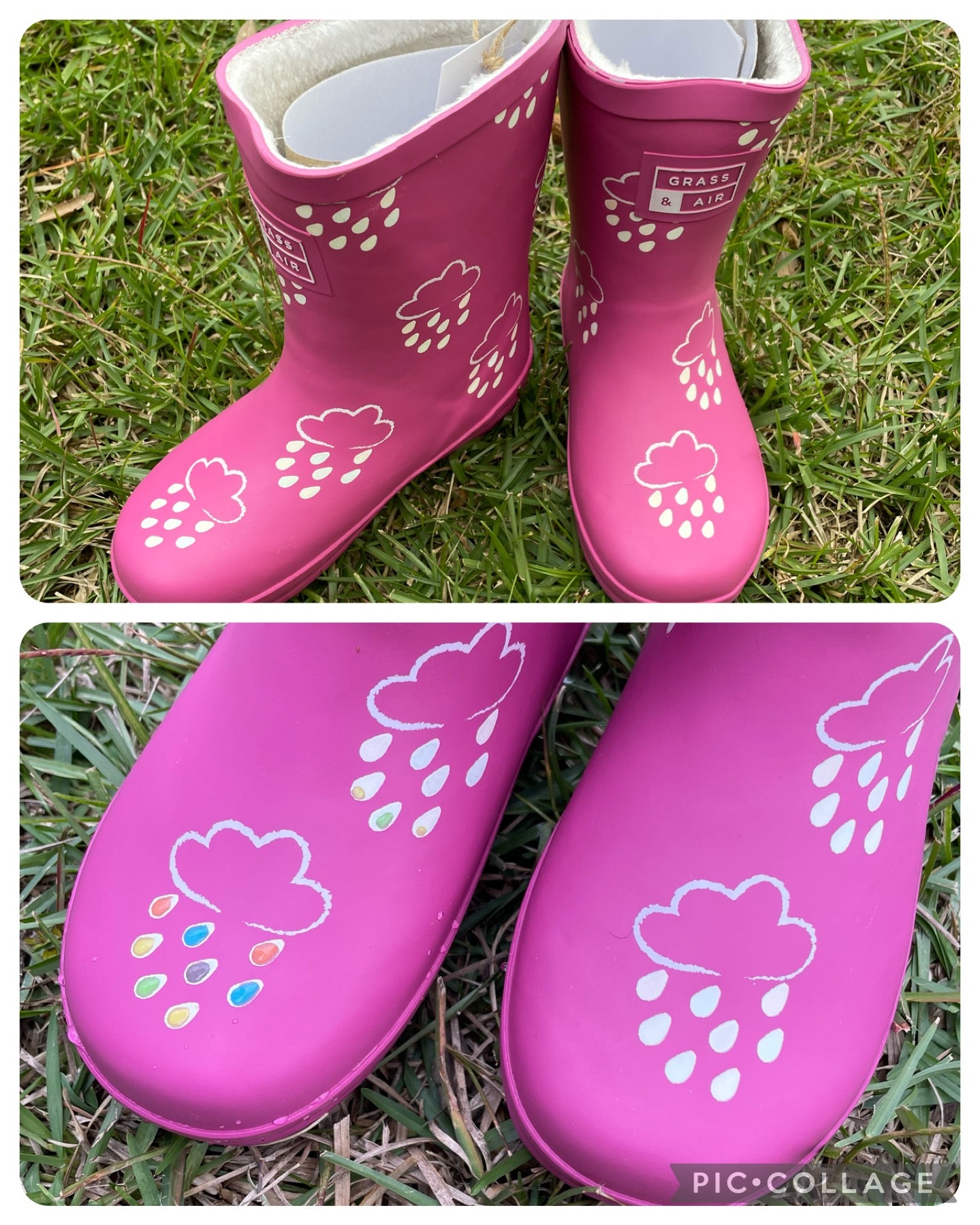 Pink Color Changing Boots