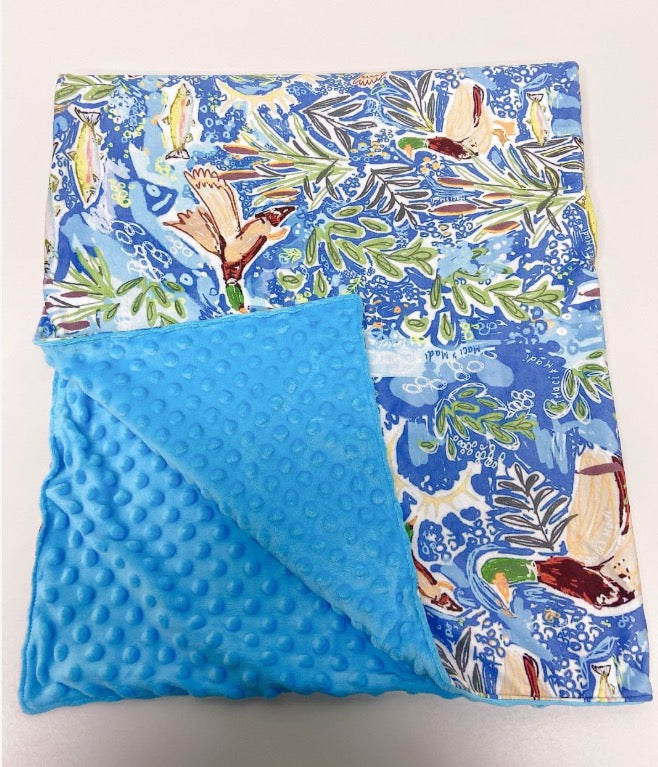 Minky Blanket, Small size ~30x40”