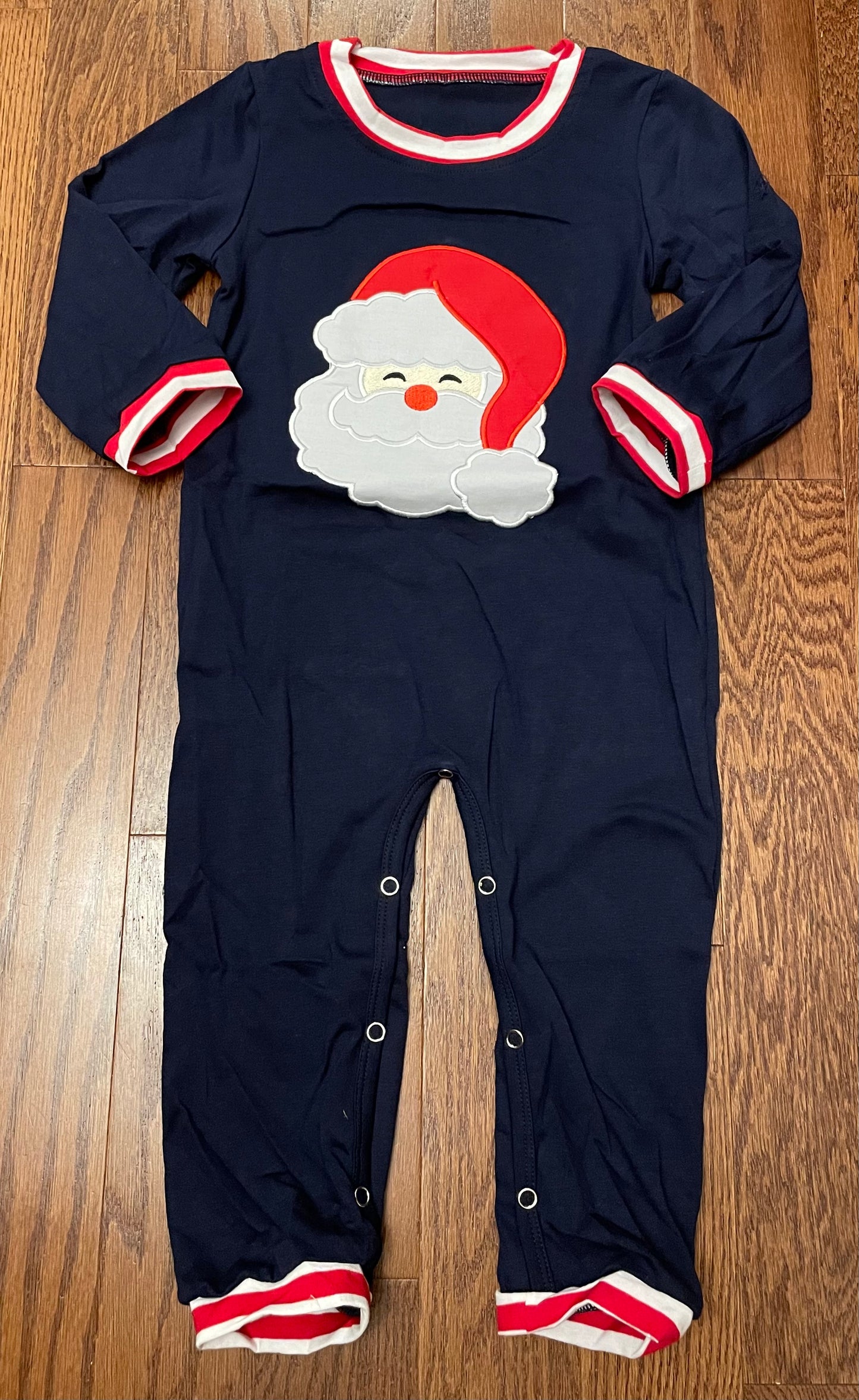 Santa boy romper