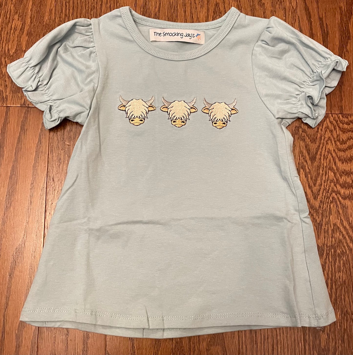 Highland Cow girls tee