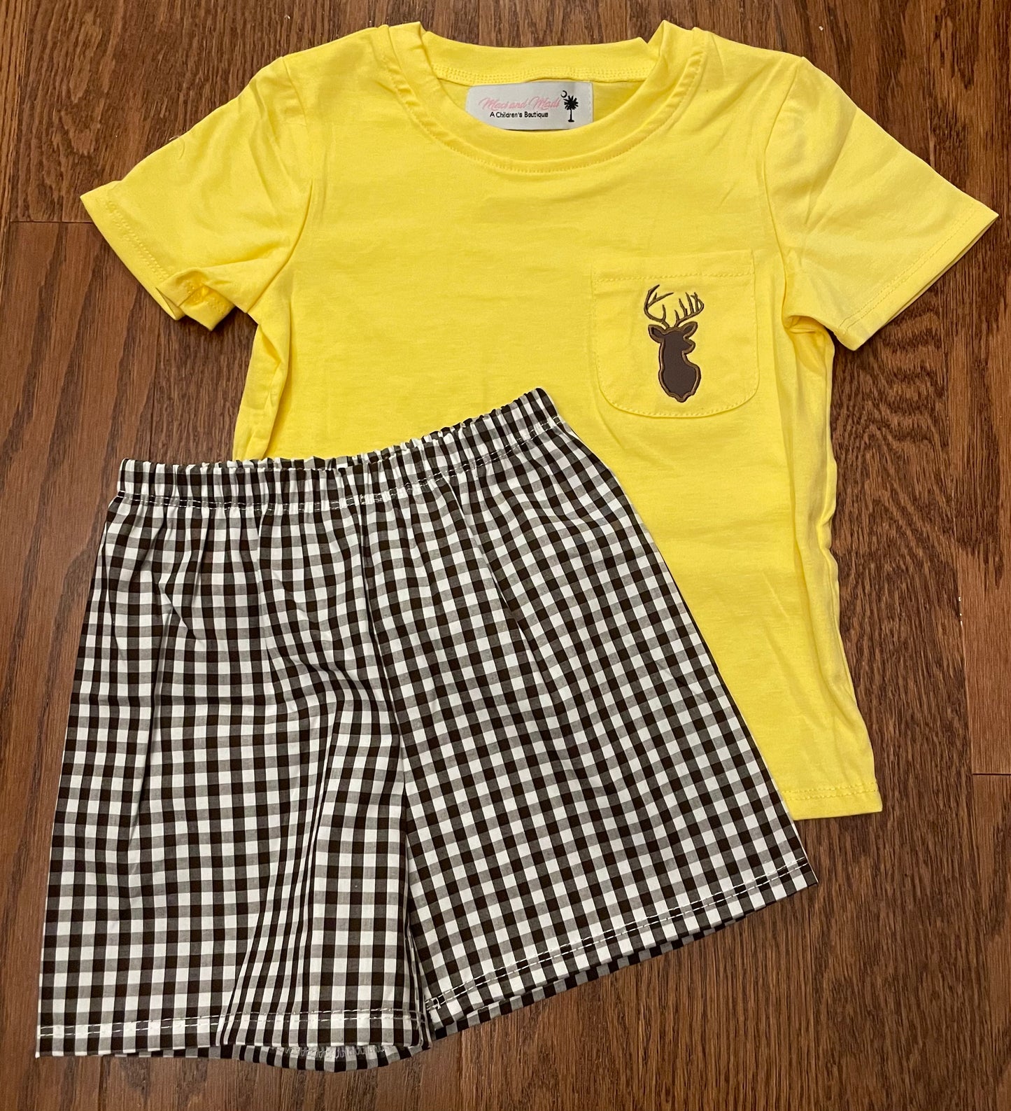 Deer boy short set