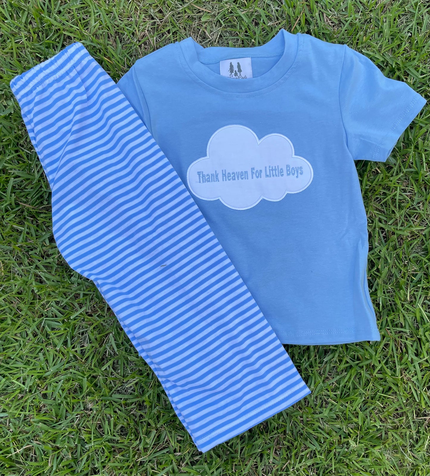 Thank Heaven For Little Boys Pant Set