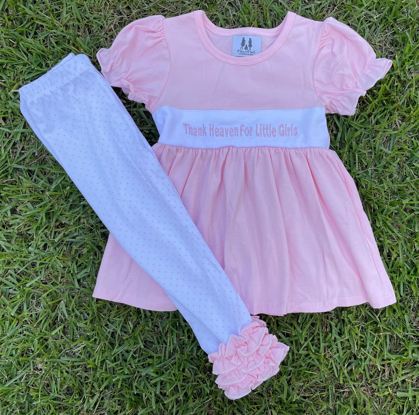 Thank Heaven For Little Girls Pant Set