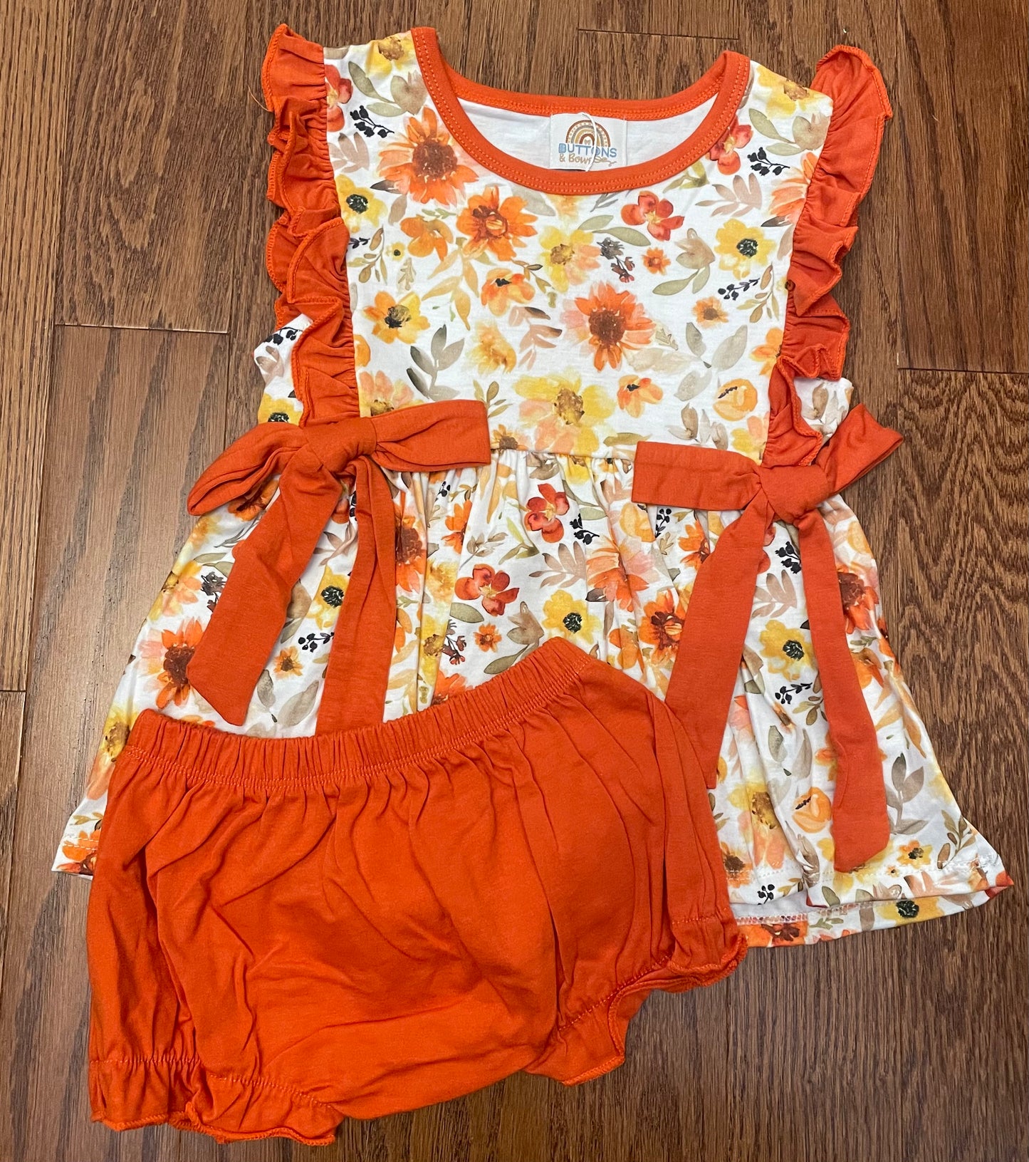 The Avery Girls Fall Diaper set