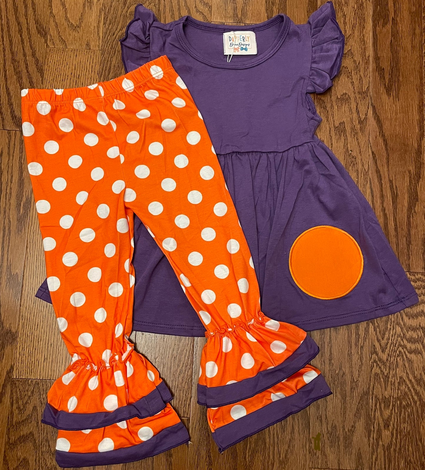 Clemson girl pant set