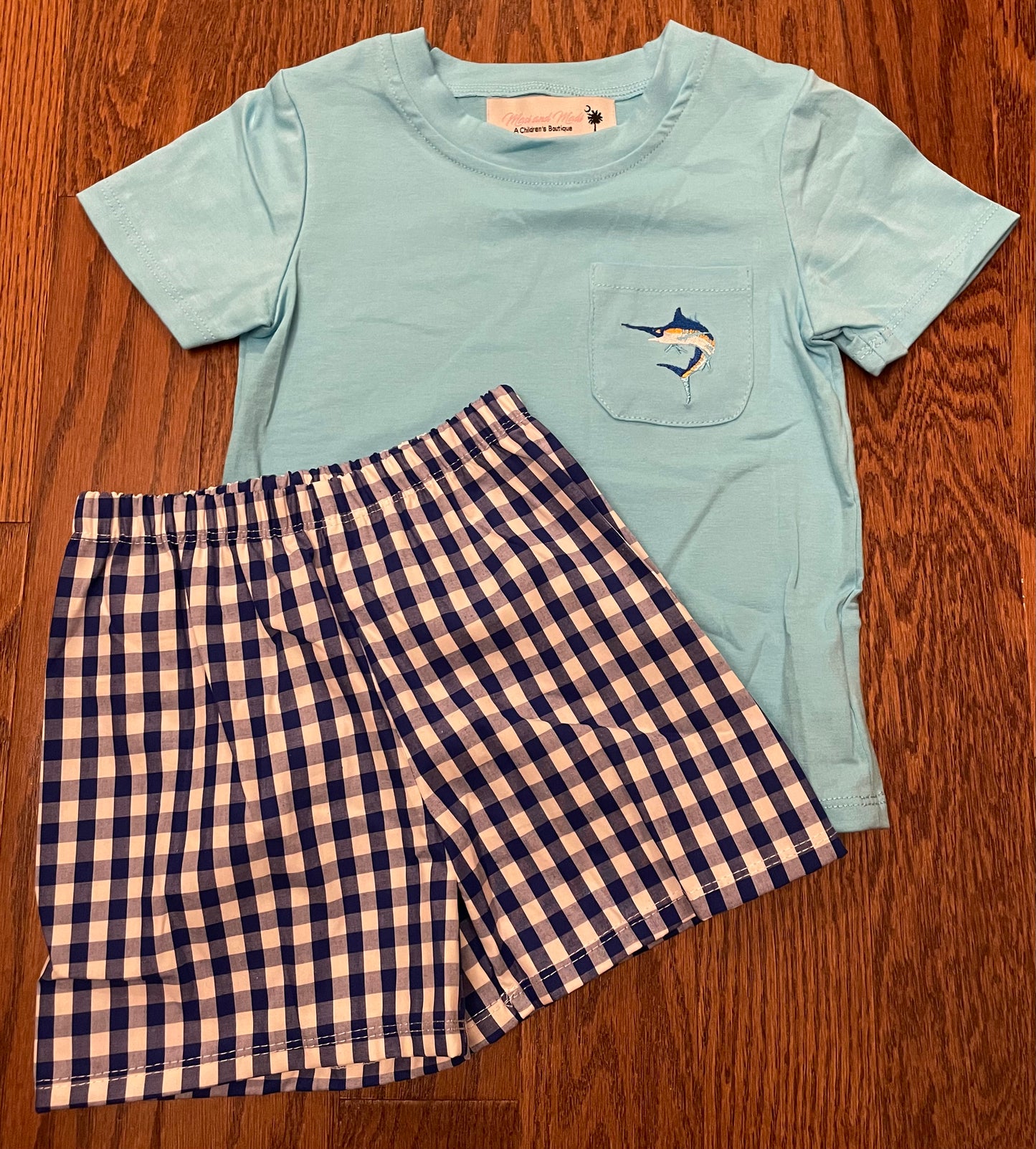 Fish boy short set