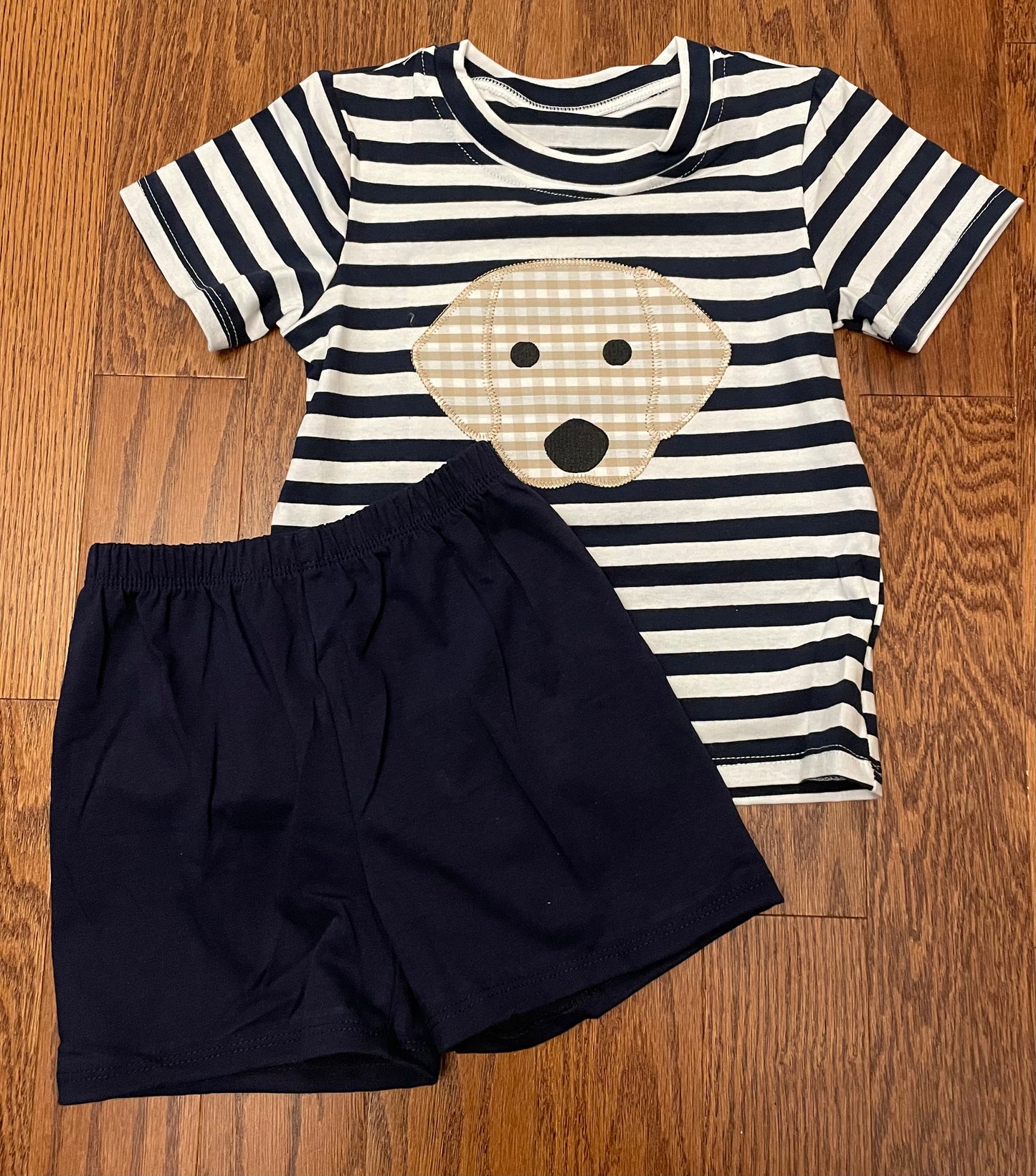 Puppy boys short set