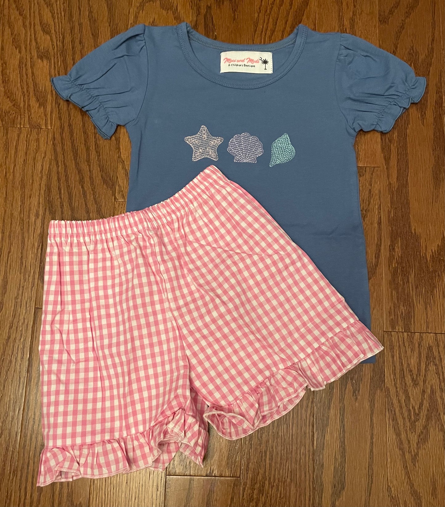 Sea Shells girl short set