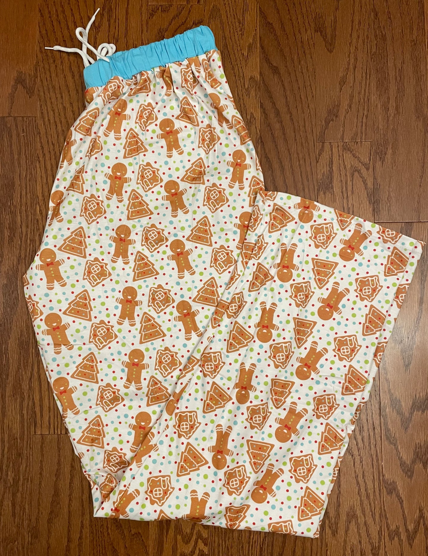 Gingerbread lounge adult pants