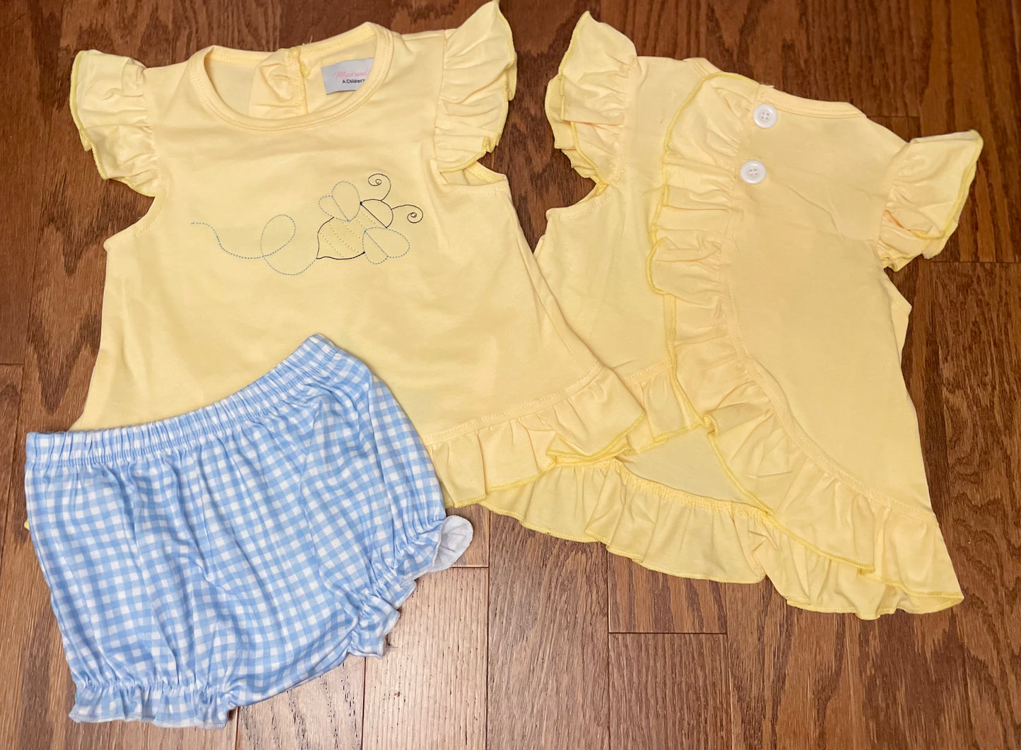 Bee girls swing back diaper set