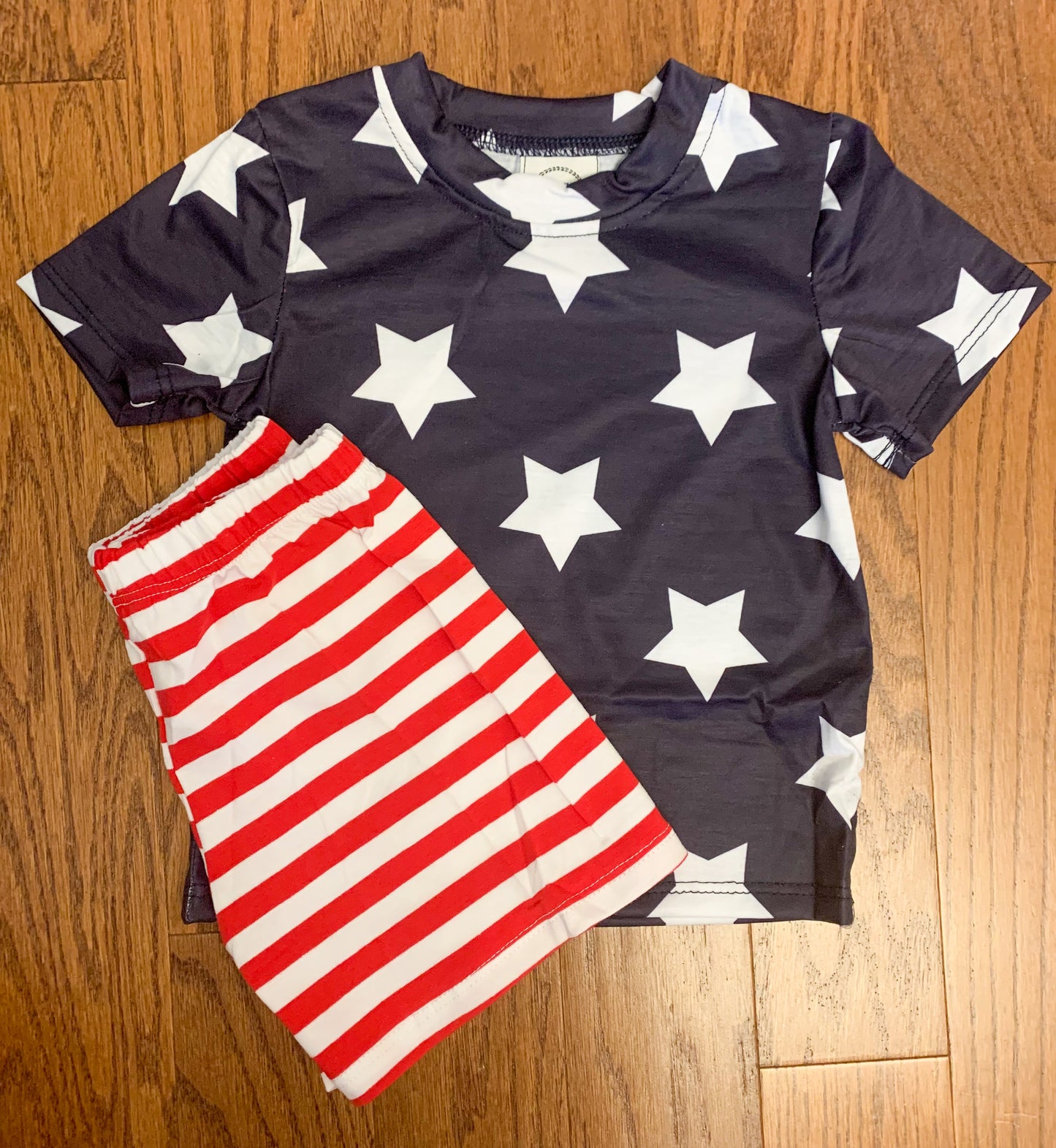 Boys Stars and Stripes short set