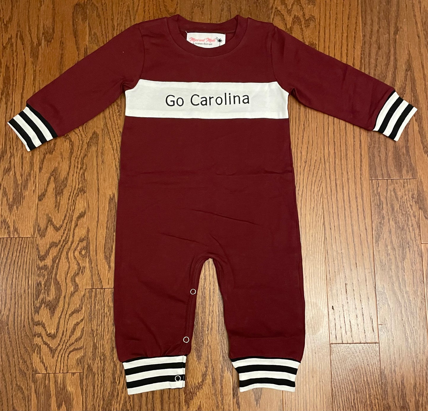 Go Carolina boys romper