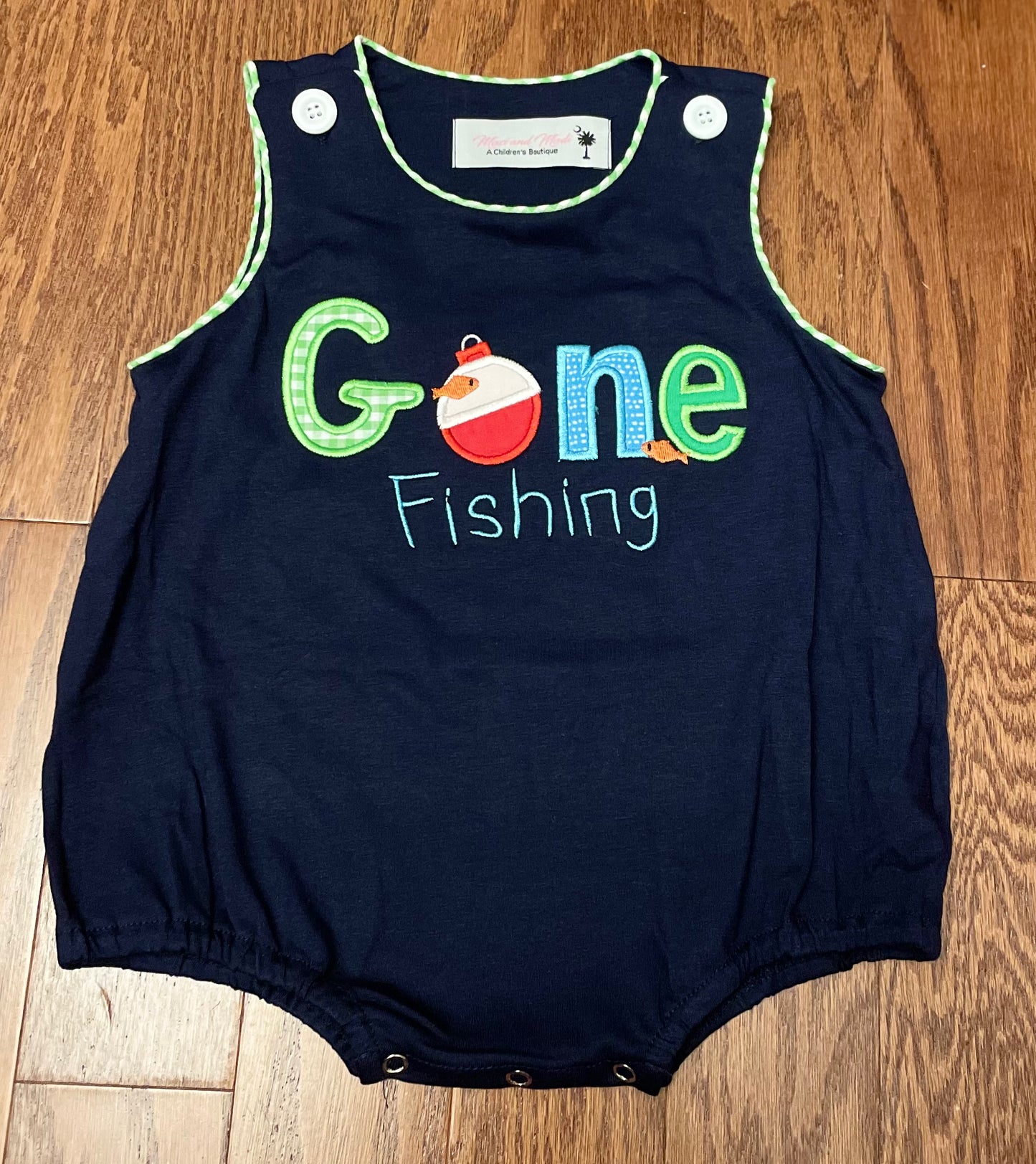 Gone Fishing boy bubble