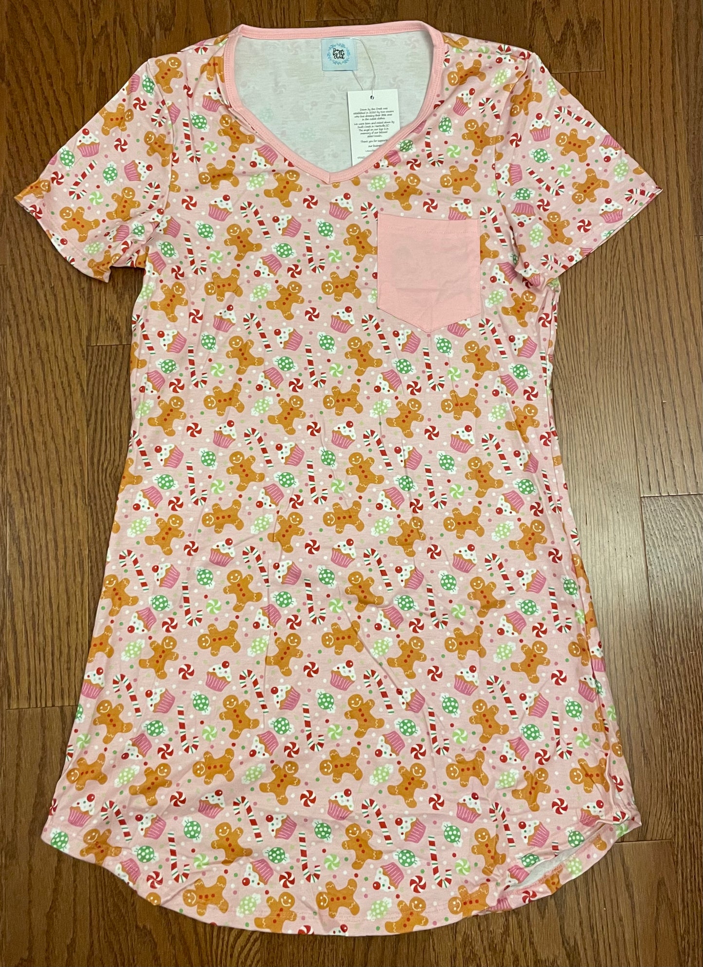 Gingerbread adult lounge gown