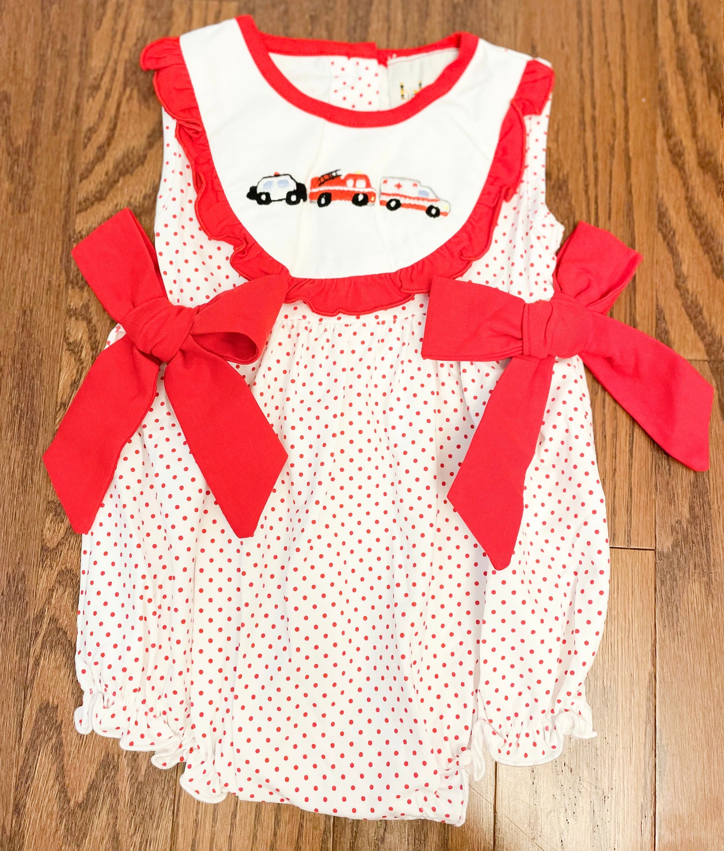 Embroidered First Responder girls bubble