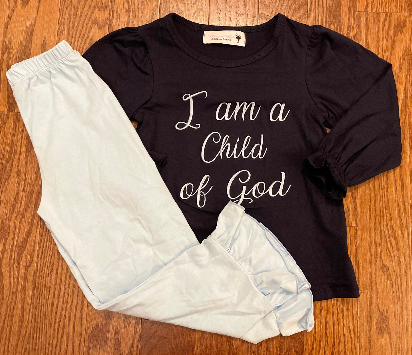 I am a Child of God girls pant set
