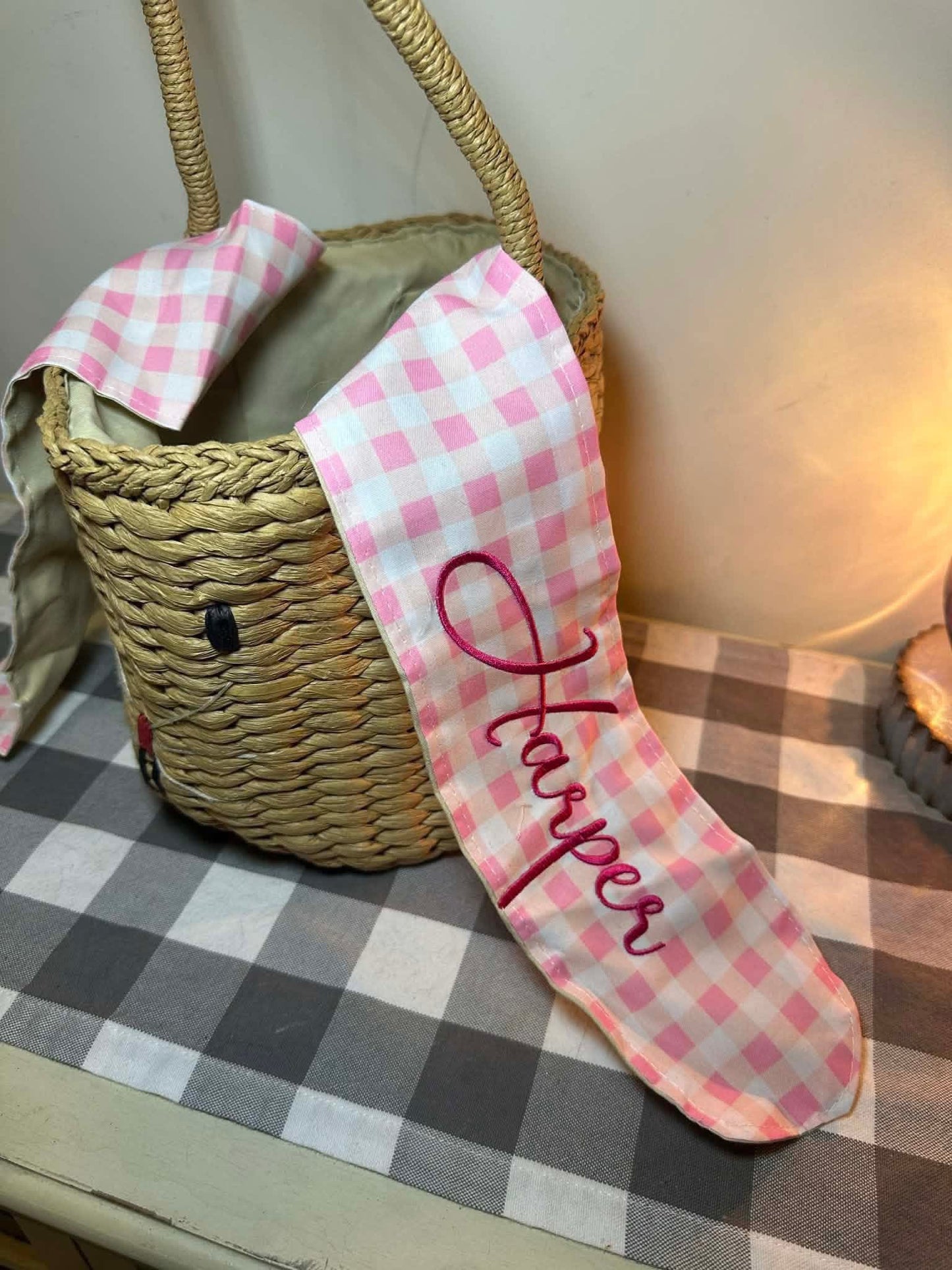 Bunny Basket, Monogram is Optional