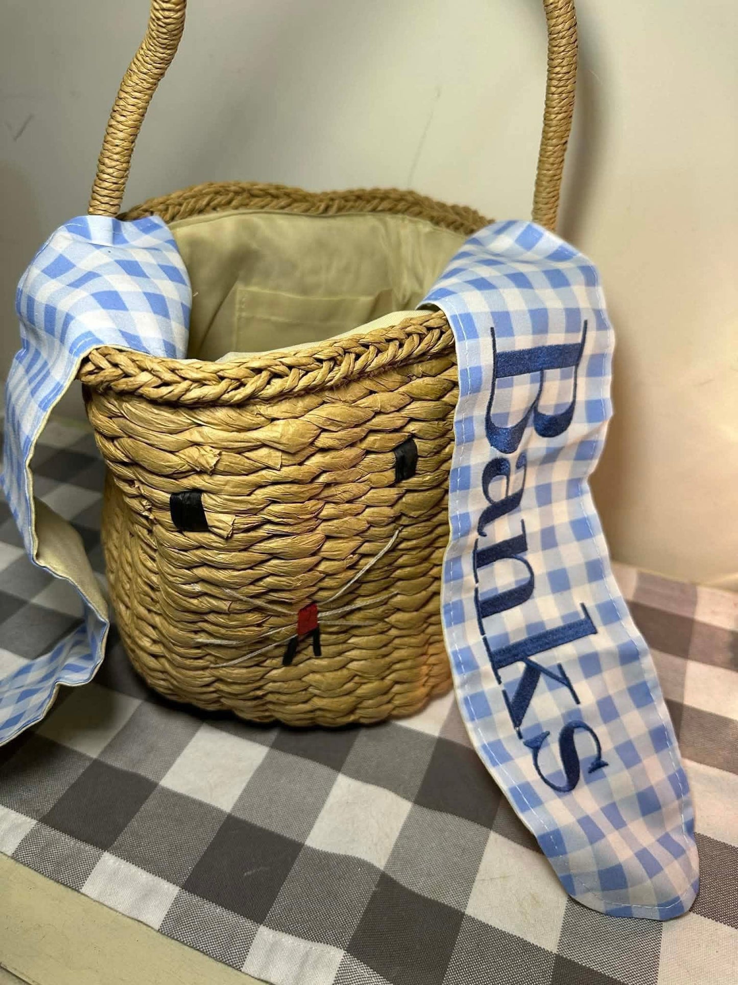 Bunny Basket, Monogram is Optional